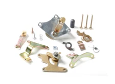 Holley 45-225SA Aluminum Manual Choke Conversion Kit - Shiny