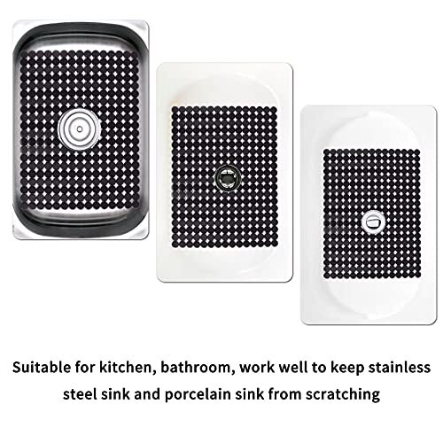 2x Alfombrilla para fregadero de cocina de acero inoxidable y cerámica - Bild 6 von 9