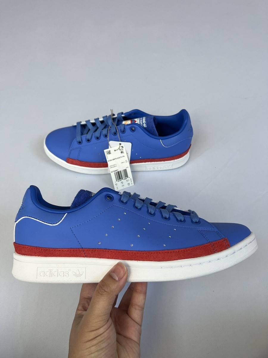 adidas stan smith blue red