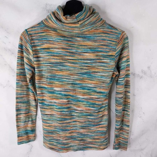 Vintage 70's Marled Striped Space dye 
