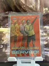 2024 Topps Chrome - Served! Orange Refractor #SER-CA Carlos Alcaraz /25
