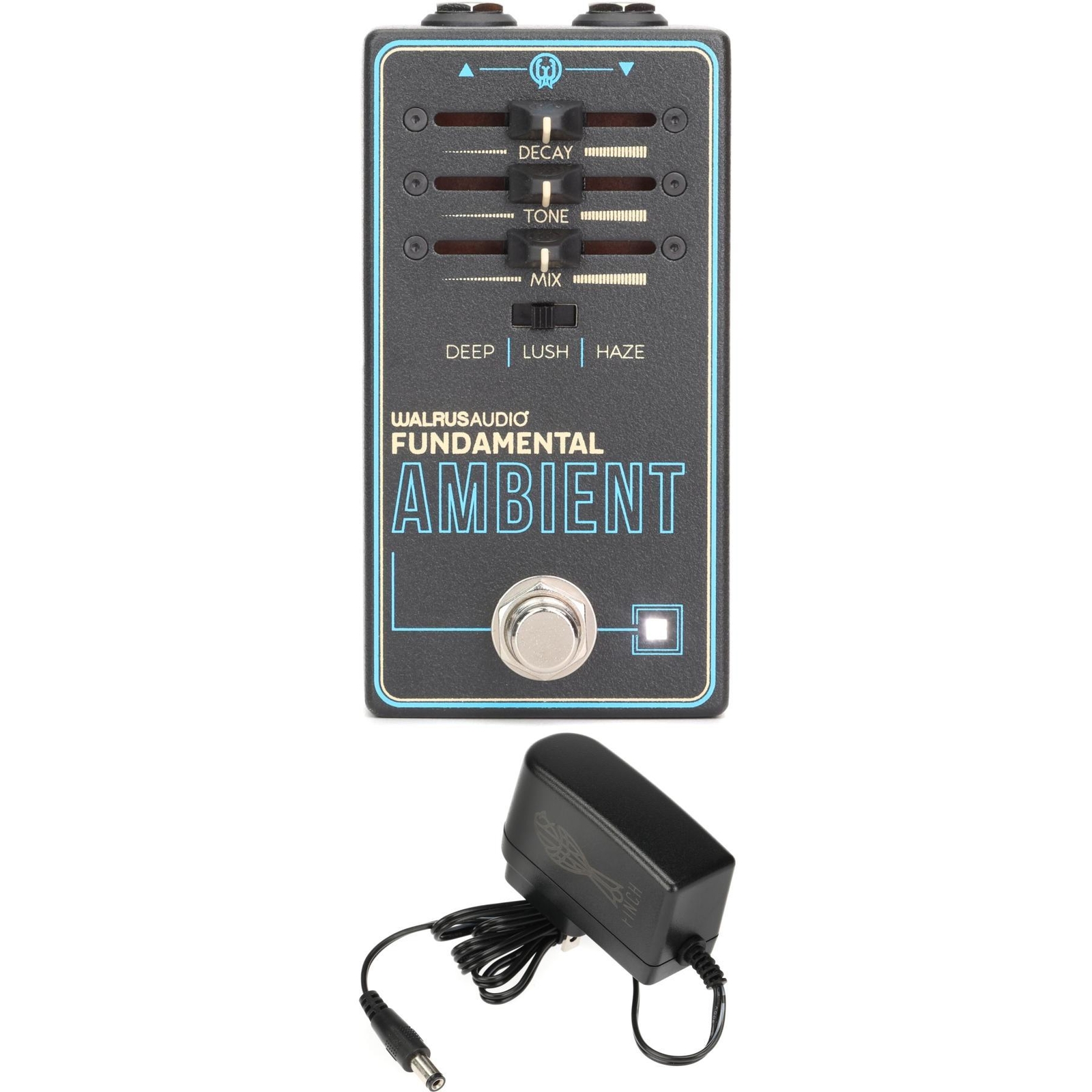 Педаль окружающего звука серии Walrus Audio Fundamental с блоком питания