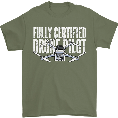 Drohnenpilot Herren T-Shirt 100% Baumwolle - Bild 31 von 104