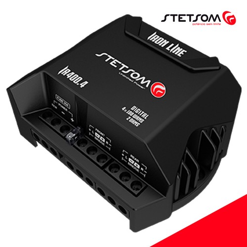 Stetsom IR 400.4 Amplifier 2 Ohm 4 Channel 400 Watts Full Range Compact