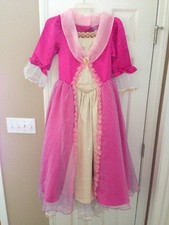 Disney Princess Aurora Sleeping Beauty Gown Costume Childs Kids  Large 10-12