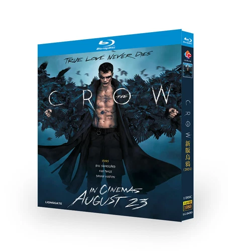 The Crow (2024)  Horror  1 Disc  All Region New Sealed Box Set