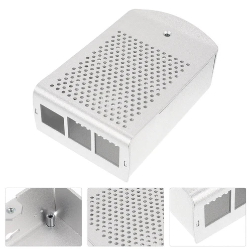  Hohlgehäusegehäuse aus Aluminiumlegierung für Himbeer-Pi 3 / Pi 2 Modell B +