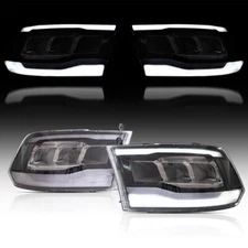 LED Projector Headlights For 2009-2018 Dodge Ram 1500 2500 3500/Ram 1500 Classic