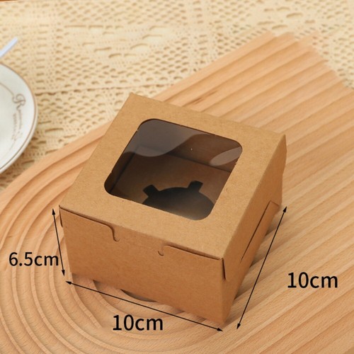 10Pcs Transparent Window Baking Packing Box Cake Box for Birthday Wedding - Picture 10 of 16