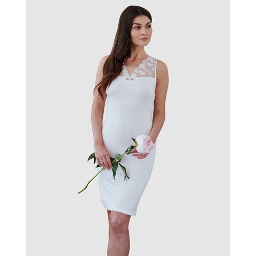 Oh!Zuza Short Viscose Nightie with Embroidery - Picture 3 of 7