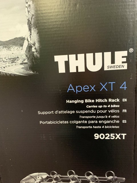 Thule Apex Xt 4 Hanging Hitch Bike Rack Carrier 9025xt Brand New In Box