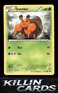 Dwebble 7/108 Common Dark Explorers Pokemon Card NM