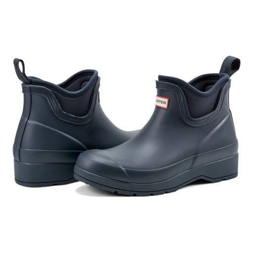 Hunter Play Chelsea Neo BT Women's Rain Boots, Dark Blue, W10 | eBay