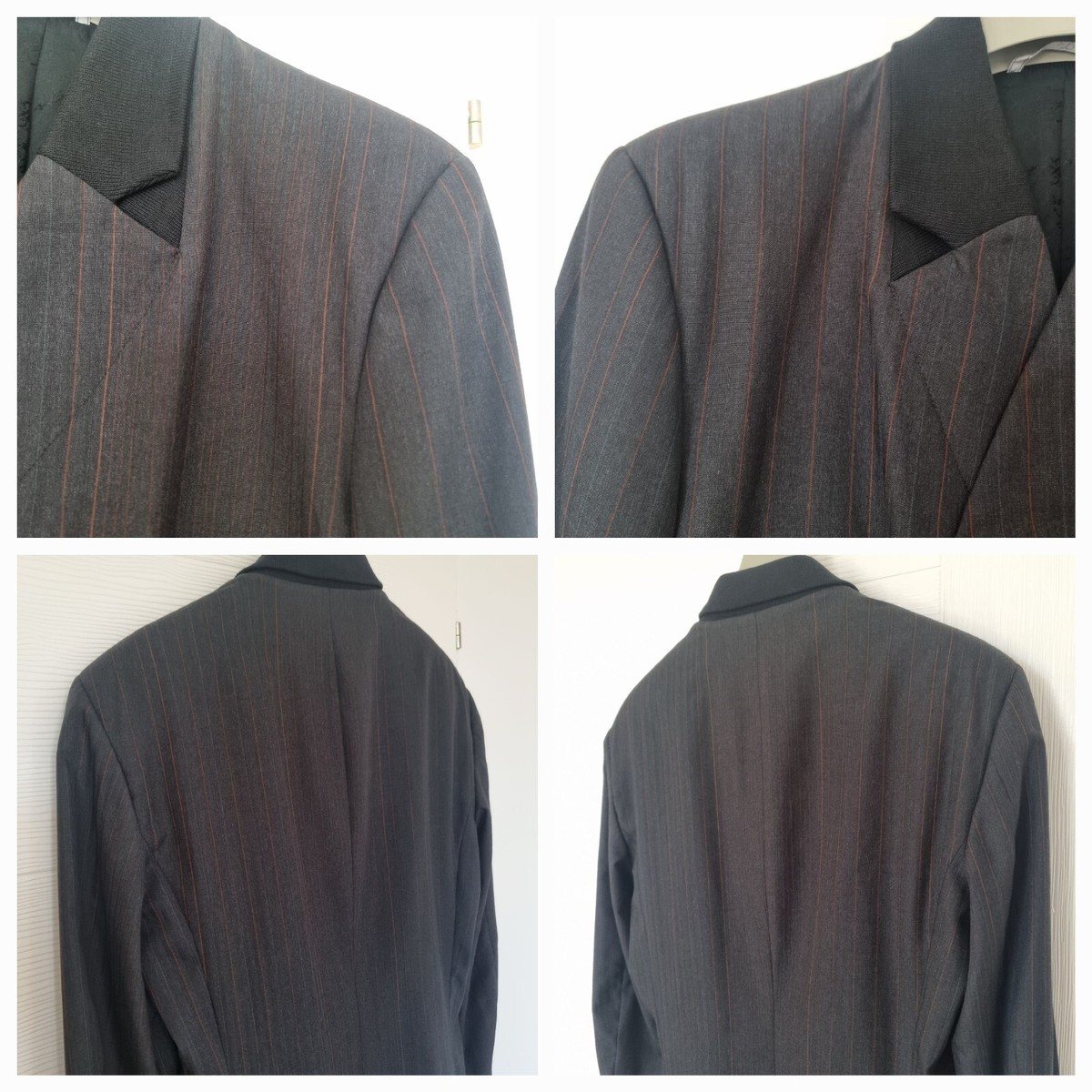 1980's MARITHE FRANCOIS GIRBAUD MOMENTO DUE Wool Blazer 1980's MARITHE FRANCOIS GIRBAUD MOMENTO DUE Wool Blazer
