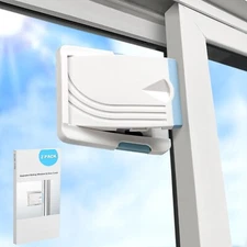 Sliding Door Lock, 2PCS Upgraded Sliding Door Child Lock for Sliding Glass Doors