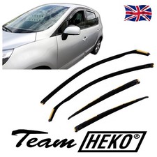 Heko Wind Deflectors For Renault Grand Scenic Mk3 2009-2016 Tinted