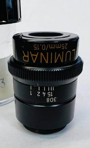 Zeiss 25mm / 0.15 Luminar Microscope / Camera Objective Lens - Picture 2 of 3