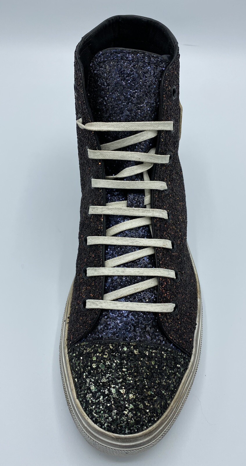 Sneakers alte multicolore Saint Laurent $900 taglia US 11 Made in Italy