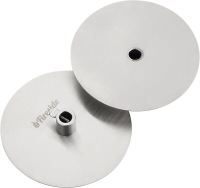 TURBRO Universal Grill Rotisserie Gyros Disc, Fits 1/2?? or 3/8'' Hexagon