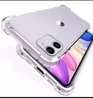 Hülle iPhone 11 Luxus Stoßfest Silikon Fall Transparent
