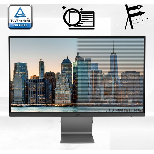 MSI CMS Modern MD271UL 4K Ultra HD 60 Hz 27 Inches Monitor Grey - Picture 8 of 10