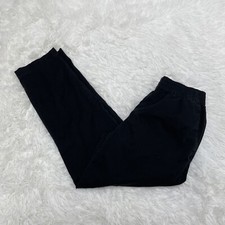 Everlane Womens Black Joggers Size 4 Cotton Straight Cropped Pants Pockets