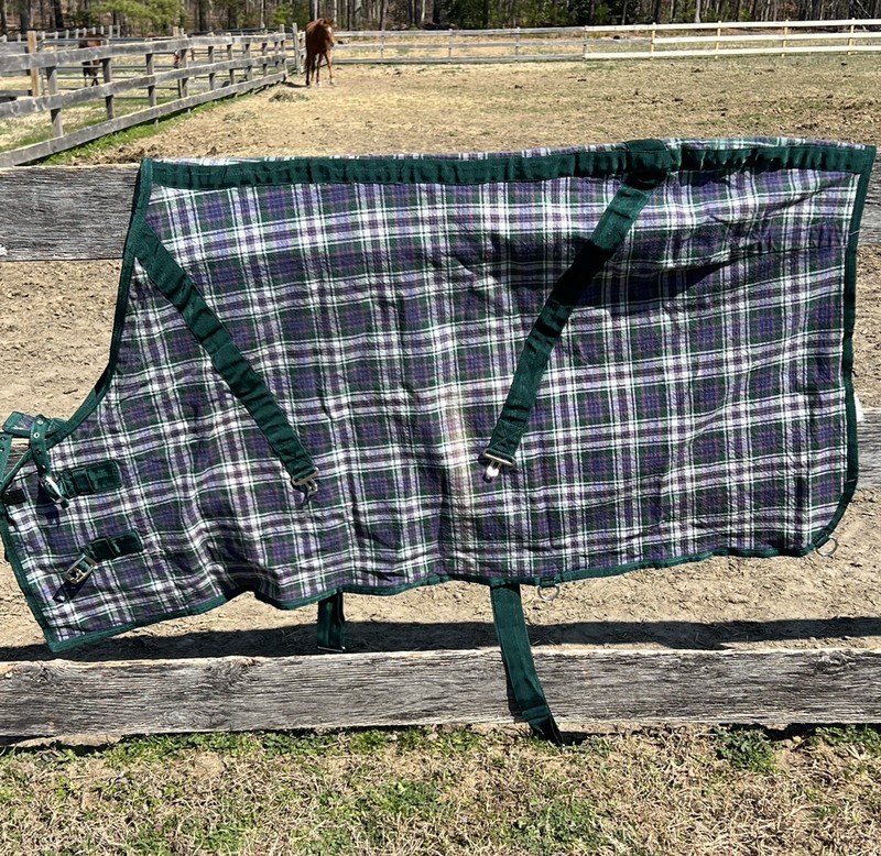 Practical Choice Horse (Pony) Sheet, Lovely Plaid, 64”, Nice For Show/Travel!