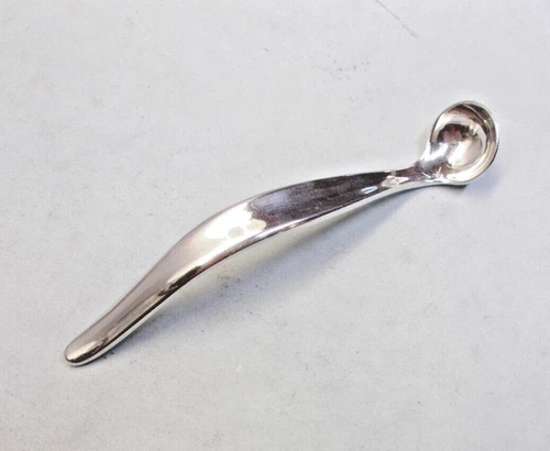 SOLID STERLING SILVER CONTOUR MUSTARD LADLE-ODD-UNIQUE 1950 TOWLE