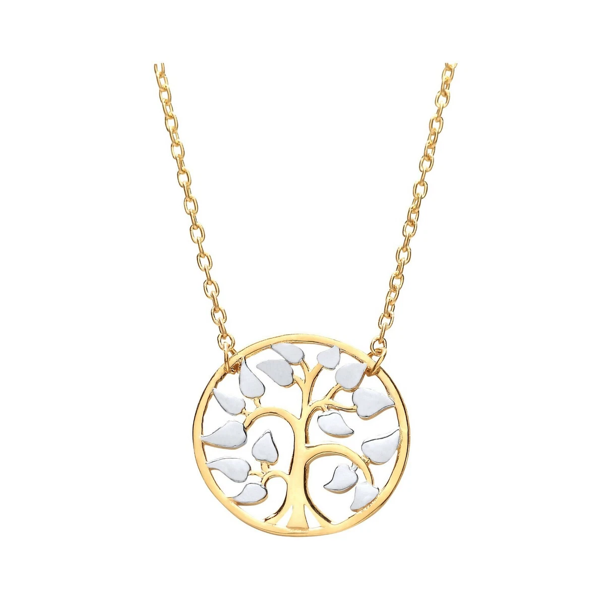 9ct gold tree shop of life pendant