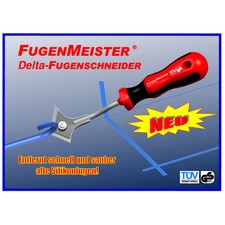 Silikonfugen Entferner Fugenmeister Fugenschneider Fugenmesser + 6 Ersatzklingen
