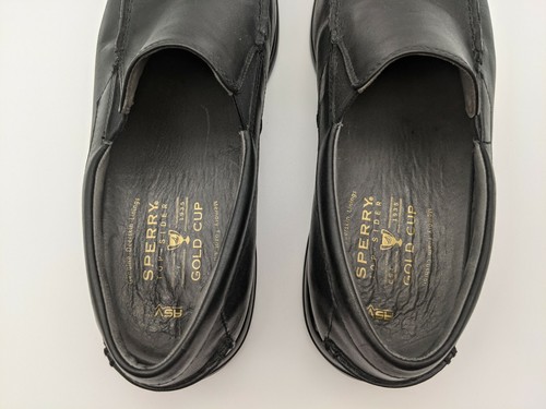 Sperry Gold Cup black loafers w ASV Technology Men's size 9.5 M - Picture 9 of 12