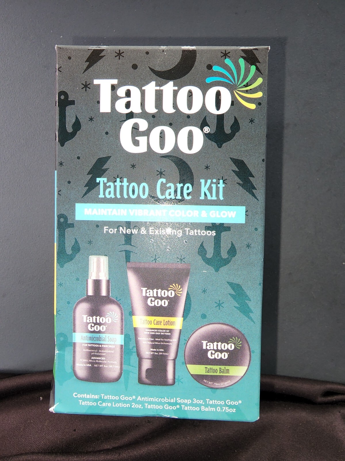 Tattoo Goo Care Kit Maintain Vibrant Color & Glow For New & Existing