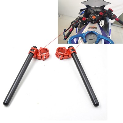 TARAZON demi Guidon Moto Bracelet 41mm Racing Handlebars pour SV650 SV650S Bandit GSF600 GSX600F GSX750F VS1400 GLP Intruder