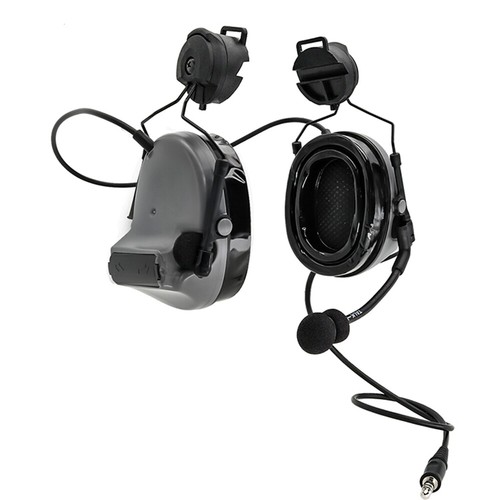 COMTAC III Tactical Headset ARC Track Bracket Ver FAST Helmet Silicone Earmuffs - Picture 3 of 18