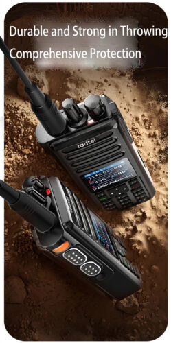 Walkie Talkie Banda de Aire 10 W Banda Completa Amateur Ham 199CH HT USB-C Batería - Imagen 11 de 22