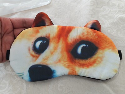 Fun Sleep Mask Eye Blindfold Cover Cute Dog CORGI for Kids