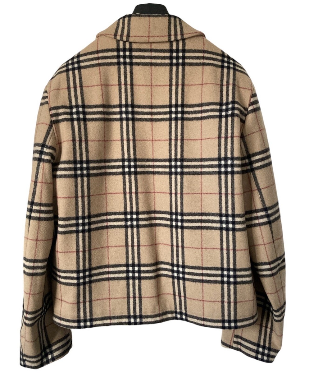 り*う様 80s G-9 Burberry wool Harrington jk Burberry Vintage Dark Green Wool Harrington Jacket, 90s