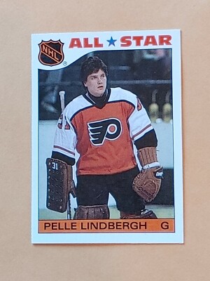 1985-86 Topps Hockey All Star Sticker #6 Pelle Lindbergh