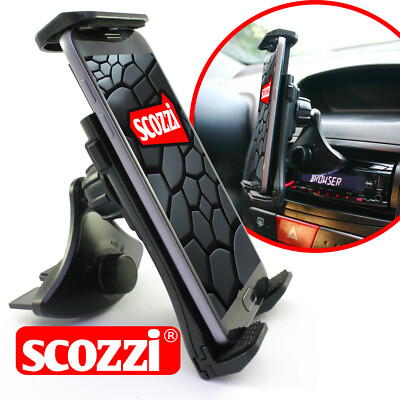 SCOZZI  Handyhalterung Auto CD Schlitz Fach Einschub Smartphone KFZ Handy Halter