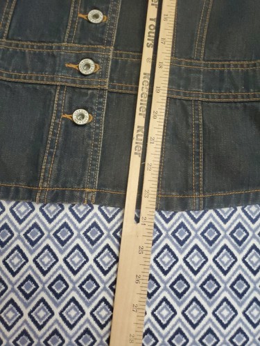 Gap Jean Denim Jacket Size XL Button Women’s - Picture 6 of 18