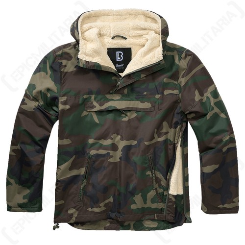 CNM Brandit Sherpa Windbreaker - Woodland Outdoor Camping Hiking Hunting
