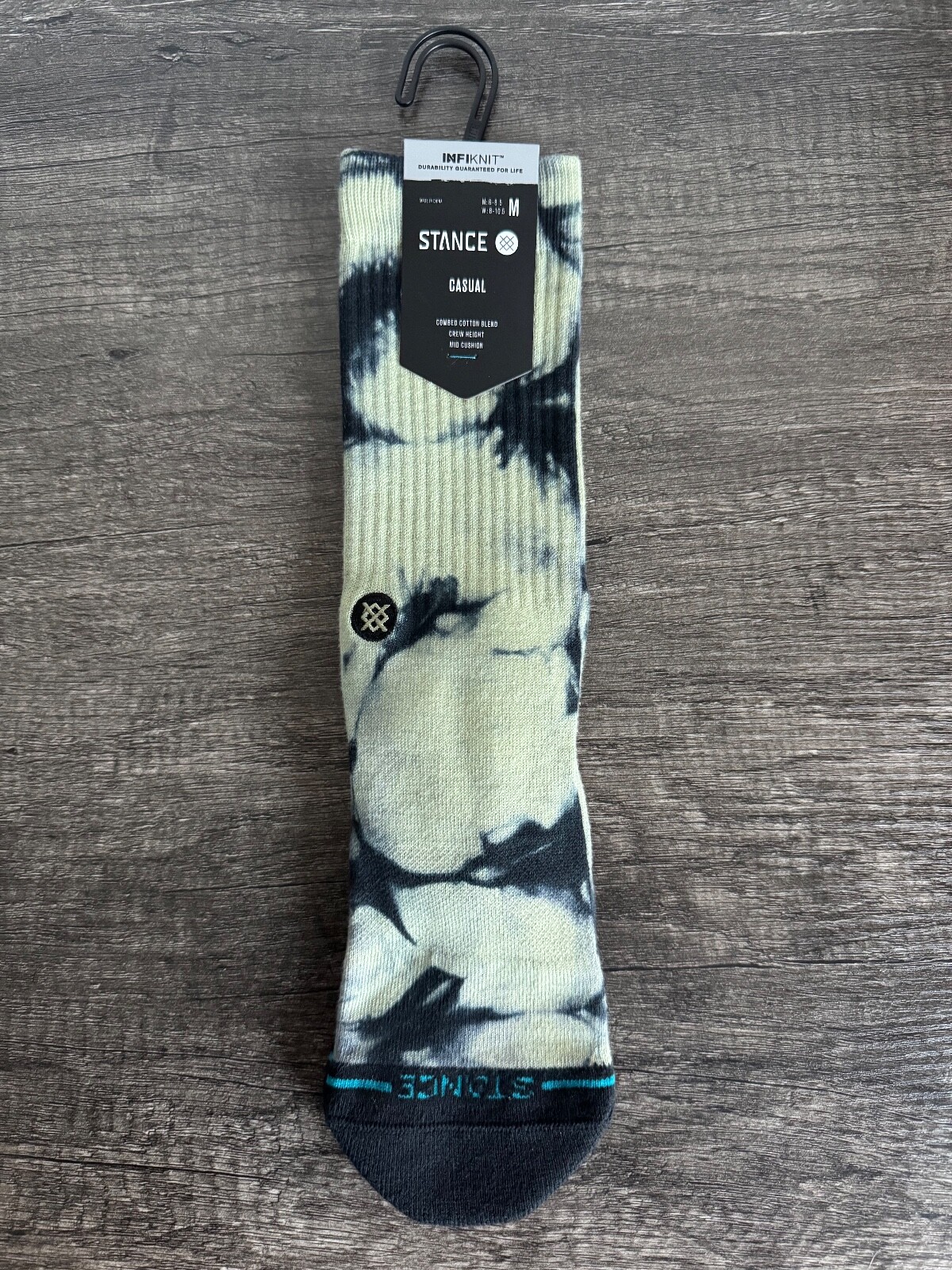 Stance Casual Combed Cotton Blend Crew Socks Tie Dye Sz MEDIUM LARGE Pick Size
