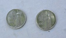 MONETA 100 LIRE DEL 1956  + MONETA 100 LIRE DEL 1957   REPUBBLICA ITALIANA