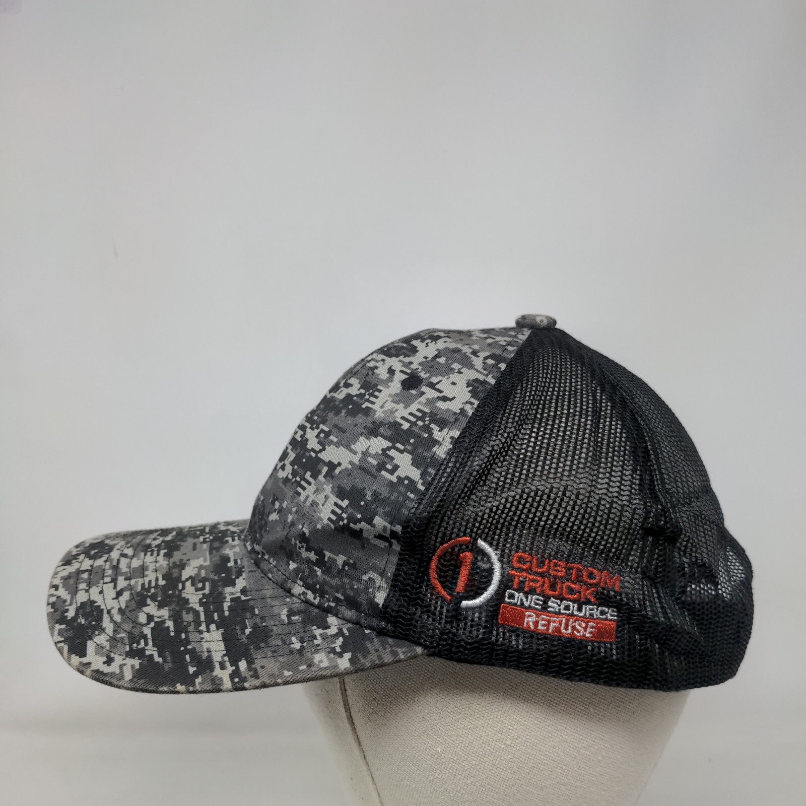 Custom Truck One Source Refuse Snapback Trucker H… - image 3