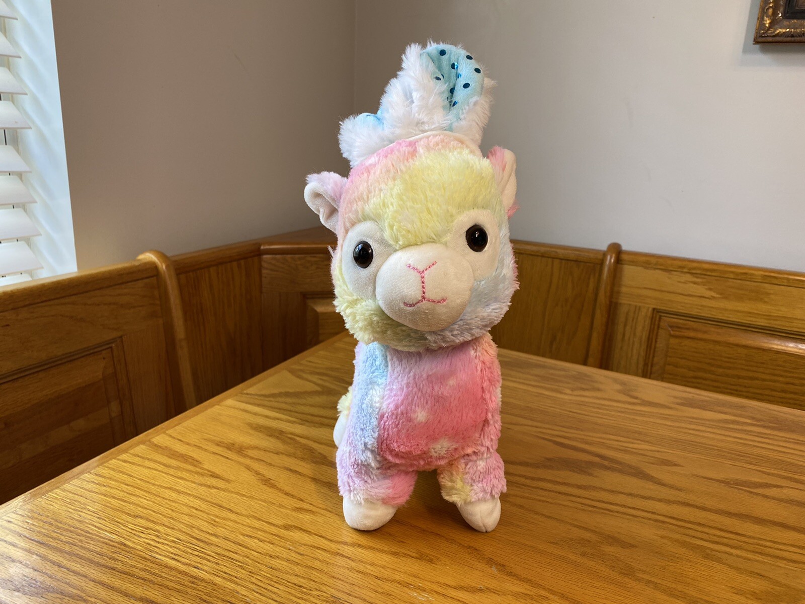 stuffed easter llama