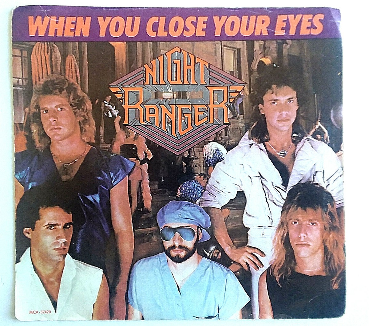 Night Ranger レコード 4枚セット NIGHT RANGER - When You Close Your Eyes MCA52420 Vinyl 45rpm
