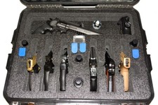 6 large Pistol Revolver Quickdraw foam insert fits your Pelican 1600 case +bonus