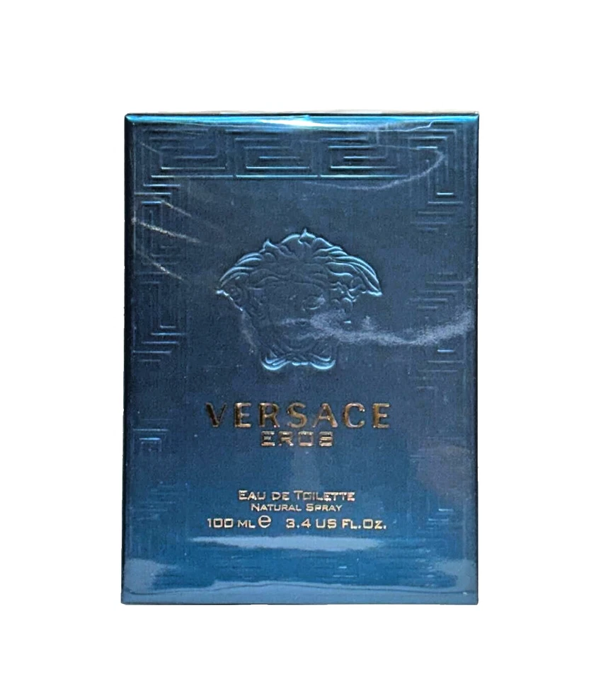 Versace Eros Eau De Toilette 3,4 oz 100 ml spray para hombre Foto 3 de 4
