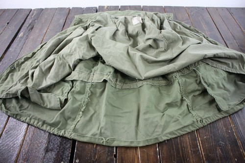 US ARMY 1971 Vietnam Cold Weather Field Coat LARGE-SHORT - Rough #H1828 - Picture 3 of 9