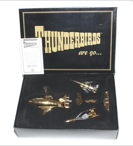 Matchbox Collectibles 1995 Thunderbirds Collector Set Gold Plated Models TB54321 - Picture 8 of 9